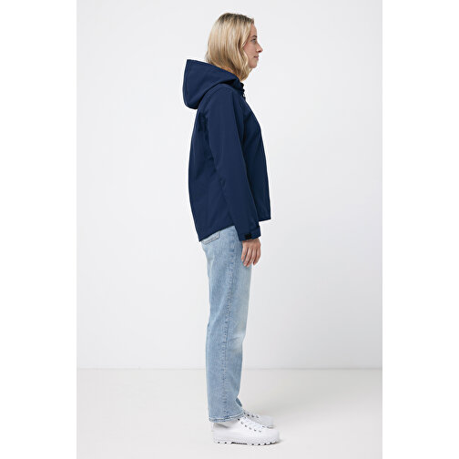 Iqoniq Makalu Damen Softshelljacke Aus Recyceltem Polyester , navy blau, 91% recyceltes Polyester, 7% recyceltes TPU, 2% Elastan, L, 68,00cm x 3,00cm (Länge x Höhe), Bild 10