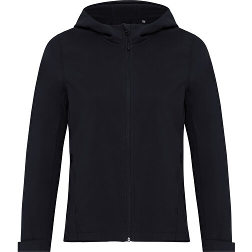 Iqoniq Makalu Damen Softshelljacke Aus Recyceltem Polyester , schwarz, 91% recyceltes Polyester, 7% recyceltes TPU, 2% Elastan, XS, 62,00cm x 2,50cm (Länge x Höhe), Bild 1