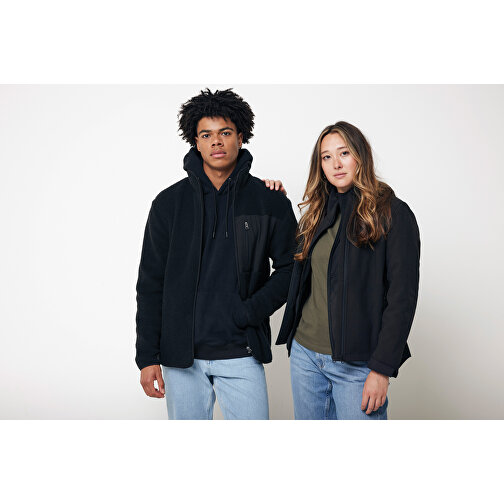 Iqoniq Makalu Damen Softshelljacke Aus Recyceltem Polyester , schwarz, 91% recyceltes Polyester, 7% recyceltes TPU, 2% Elastan, XL, 70,00cm x 3,00cm (Länge x Höhe), Bild 14