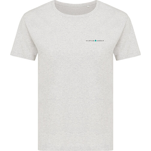 Iqoniq Yala Damen T-Shirt Aus Recycelter Baumwolle , ungefärbte helles Grau, 30% recycelte und 70% biologische Baumwolle, XXXL, 75,00cm x 0,50cm (Länge x Höhe), Bild 3