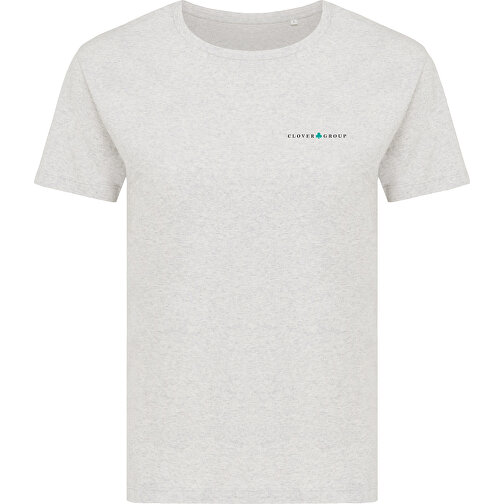 Iqoniq Yala Damen T-Shirt Aus Recycelter Baumwolle , ungefärbte helles Grau, 30% recycelte und 70% biologische Baumwolle, XL, 71,00cm x 1,00cm (Länge x Höhe), Bild 3