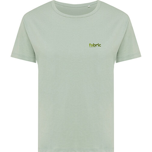 Iqoniq Yala Damen T-Shirt Aus Recycelter Baumwolle , Iceberg green, 30% recycelte und 70% biologische Baumwolle, L, 69,00cm x 1,00cm (Länge x Höhe), Bild 4