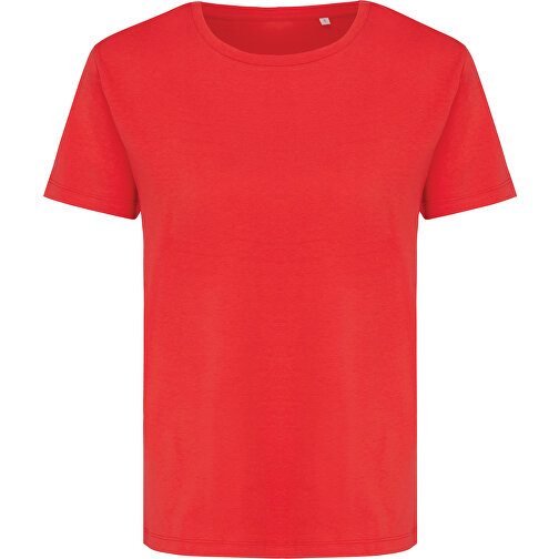 Iqoniq Yala Damen T-Shirt Aus Recycelter Baumwolle , luscious red, 30% recycelte und 70% biologische Baumwolle, M, 67,00cm x 1,00cm (Länge x Höhe), Bild 1