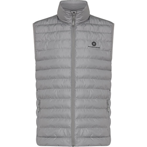 Iqoniq Meru Herren Bodywarmer Aus Recyceltem Polyester , Silbergrau, 100% recyceltes Polyester, XXL, 75,00cm x 0,50cm (Länge x Höhe), Bild 13