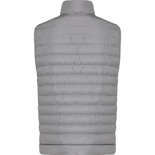 Iqoniq Meru Herren Bodywarmer Aus Recyceltem Polyester , Silbergrau, 100% recyceltes Polyester, L, 71,00cm x 0,50cm (Länge x Höhe), Bild 2