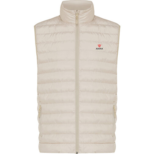 Iqoniq Meru Herren Bodywarmer Aus Recyceltem Polyester , beige, 100% recyceltes Polyester, XXL, 75,00cm x 0,50cm (Länge x Höhe), Bild 12