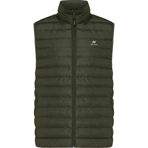 Iqoniq Meru Herren Bodywarmer Aus Recyceltem Polyester , khaki, 100% recyceltes Polyester, XXXL, 77,00cm x 0,50cm (Länge x Höhe), Bild 11