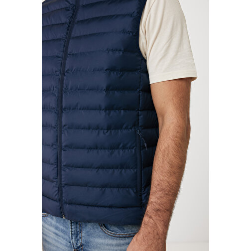 Iqoniq Meru Herren Bodywarmer Aus Recyceltem Polyester , navy blau, 100% recyceltes Polyester, XXXL, 77,00cm x 0,50cm (Länge x Höhe), Bild 12