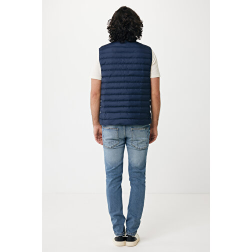 Iqoniq Meru Herren Bodywarmer Aus Recyceltem Polyester , navy blau, 100% recyceltes Polyester, S, 67,00cm x 0,50cm (Länge x Höhe), Bild 7