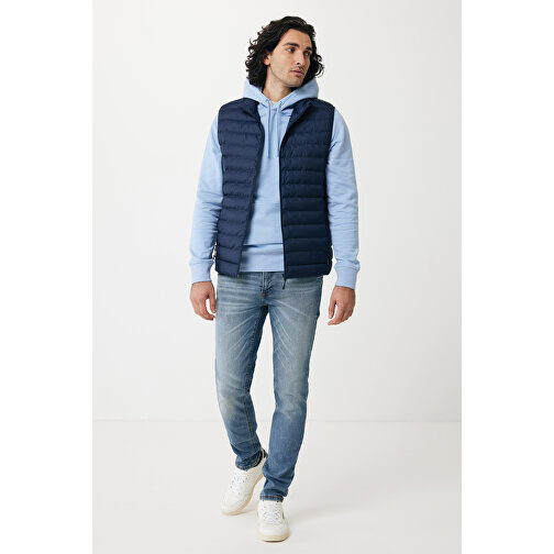 Iqoniq Meru Herren Bodywarmer Aus Recyceltem Polyester , navy blau, 100% recyceltes Polyester, M, 69,00cm x 0,50cm (Länge x Höhe), Bild 5