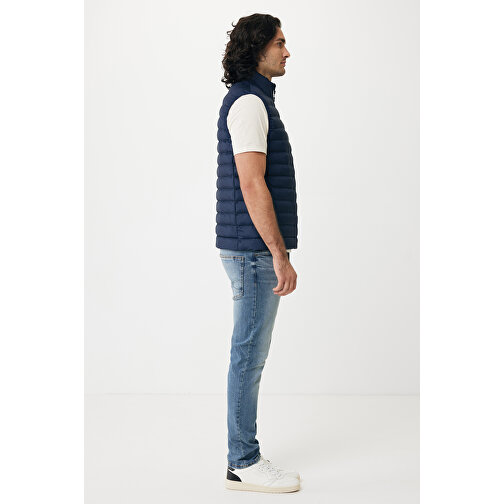 Iqoniq Meru Herren Bodywarmer Aus Recyceltem Polyester , navy blau, 100% recyceltes Polyester, L, 71,00cm x 0,50cm (Länge x Höhe), Bild 8