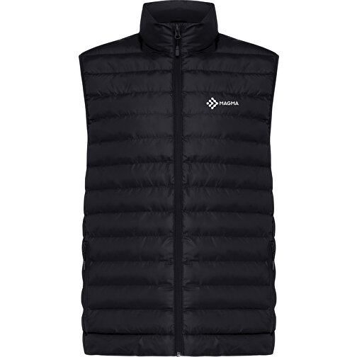 Iqoniq Meru Herren Bodywarmer Aus Recyceltem Polyester , schwarz, 100% recyceltes Polyester, XL, 73,00cm x 0,50cm (Länge x Höhe), Bild 9