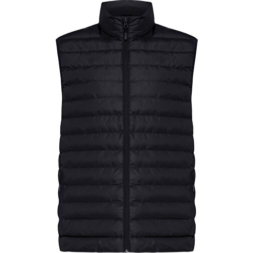 Iqoniq Meru Herren Bodywarmer Aus Recyceltem Polyester , schwarz, 100% recyceltes Polyester, S, 67,00cm x 0,50cm (Länge x Höhe), Bild 1