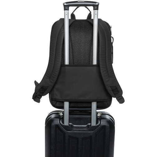 Armond AWARE™ RPET 15.6' Laptop-Rucksack , schwarz, PET - recycelt, 31,00cm x 44,00cm (Länge x Höhe), Bild 6