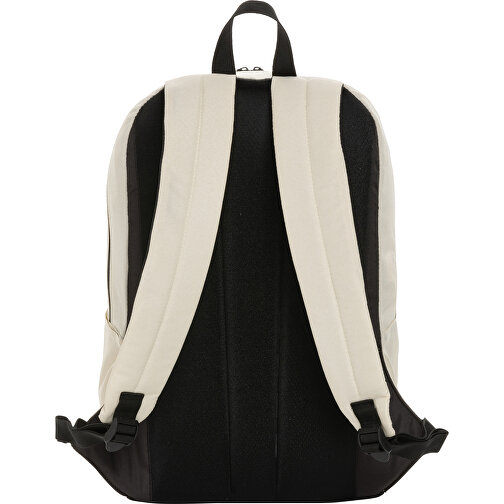 Kazu AWARE™ 15,6' RPET Laptop-Rucksack , off white, PET - recycelt, 28,00cm x 46,80cm (Länge x Höhe), Bild 3