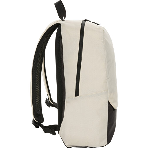 Kazu AWARE™ 15,6' RPET Laptop-Rucksack , off white, PET - recycelt, 28,00cm x 46,80cm (Länge x Höhe), Bild 4