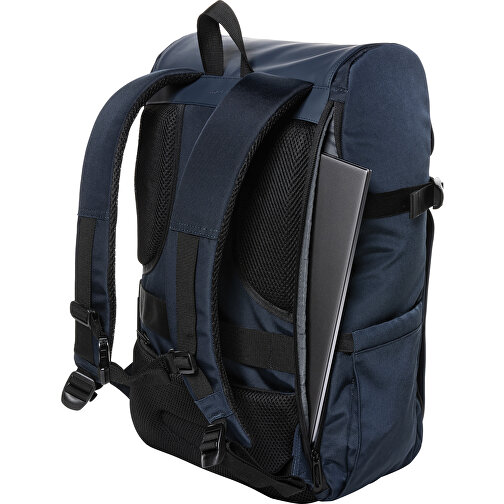 Pascal AWARE™ RPET Deluxe Weekend Rucksack , navy blau, PET - recycelt, 29,50cm x 50,00cm (Länge x Höhe), Bild 5