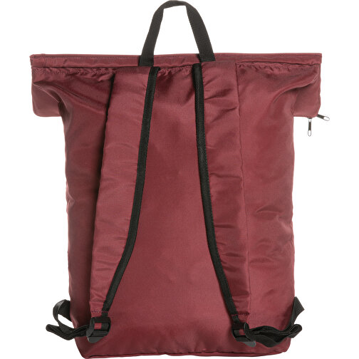 Dillon AWARE™ RPET Faltbarer Lightweight-Rucksack , rot, PET - recycelt, 30,00cm x 46,00cm (Länge x Höhe), Bild 4