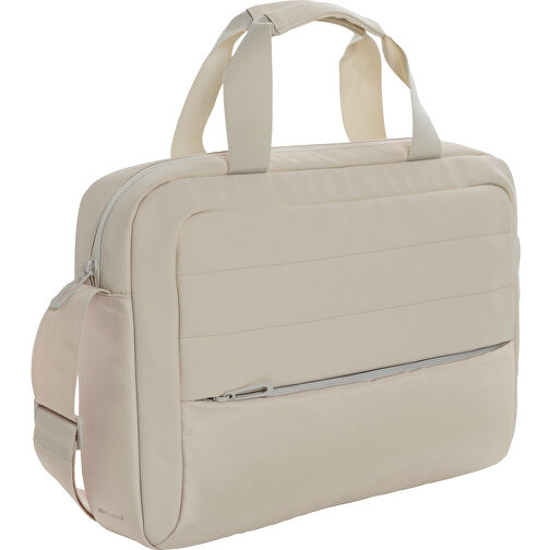 Armond AWARE™ RPET 15.6' Laptop-Tasche , beige, PET - recycelt, 40,00cm x 28,00cm (Länge x Höhe), Bild 1