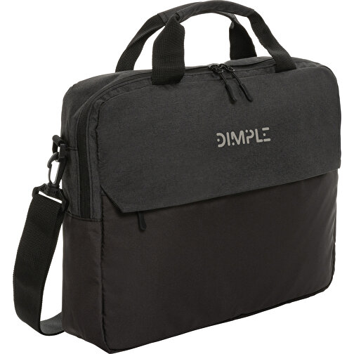 Kazu AWARE™ 15,6' RPET Laptop-Tasche , schwarz, PET - recycelt, 39,50cm x 30,00cm (Länge x Höhe), Bild 6