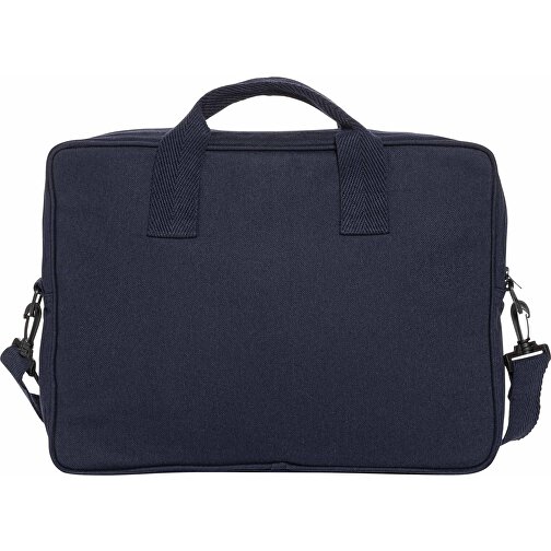 Laluka AWARE™ 15.4' Laptop-Tasche Aus Recycelter Baumwolle , navy blau, Baumwolle - recycelt, 39,00cm x 5,00cm (Länge x Höhe), Bild 3