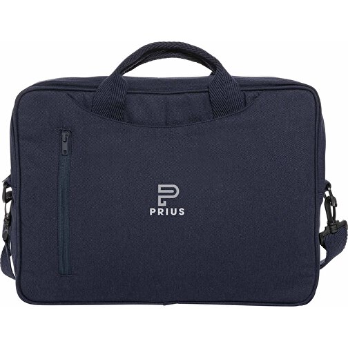 Laluka AWARE™ 15.4' Laptop-Tasche Aus Recycelter Baumwolle , navy blau, Baumwolle - recycelt, 39,00cm x 5,00cm (Länge x Höhe), Bild 5