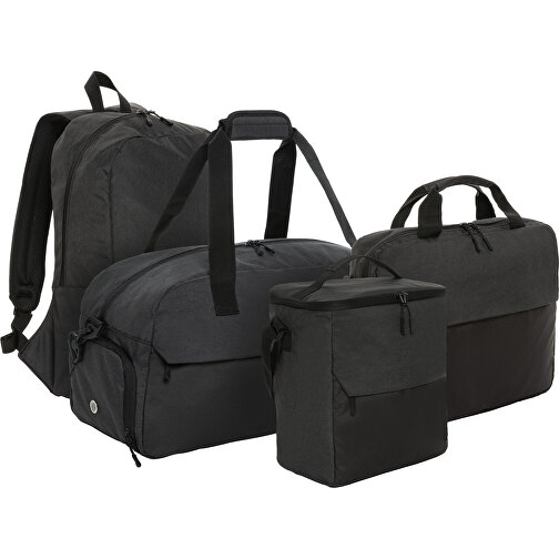 Kazu AWARE™ RPET Weekend-Duffel-Bag , schwarz, PET - recycelt, 50,50cm x 25,50cm (Länge x Höhe), Bild 9