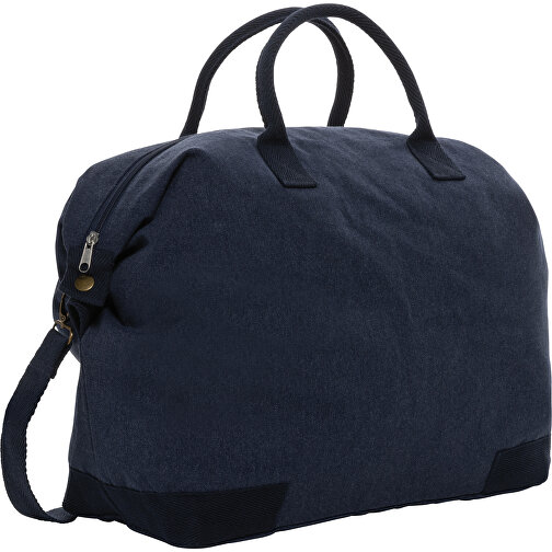 Kezar AWARE™ 500g/m² Wochenendtasche Aus Recyceltem Canvas , navy blau, Canvas - recycelt, 64,00cm x 40,00cm (Länge x Höhe), Bild 1