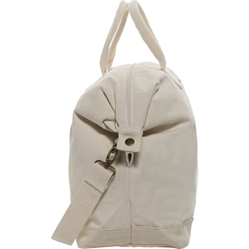 Kezar AWARE™ 500g/m² Wochenendtasche Aus Recyceltem Canvas , off white, Canvas - recycelt, 64,00cm x 40,00cm (Länge x Höhe), Bild 5