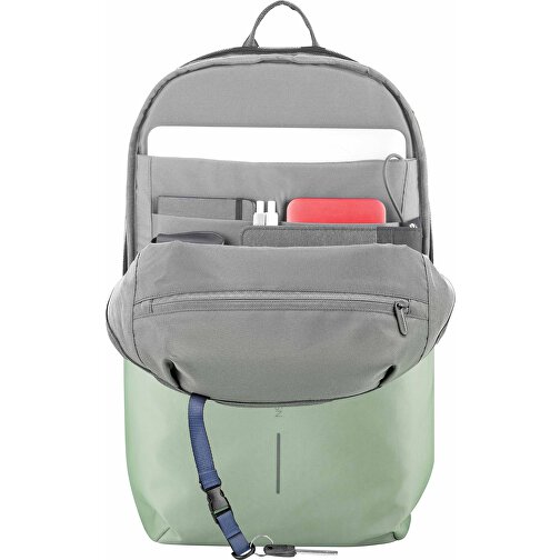 Bobby Soft, Anti-Diebstahl-Rucksack , Iceberg green, PET - recycelt, 30,00cm x 45,00cm (Länge x Höhe), Bild 7