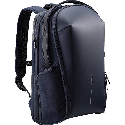 Bizz Rucksack , navy blau, PET - recycelt, 32,00cm x 18,00cm (Länge x Höhe), Bild 1