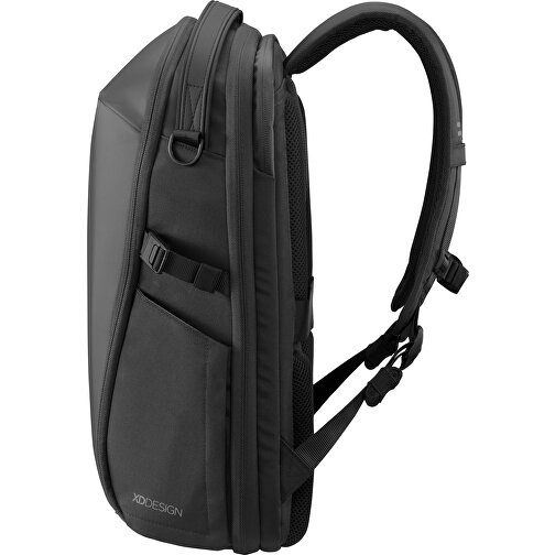 Bizz Rucksack , schwarz, PET - recycelt, 32,00cm x 18,00cm (Länge x Höhe), Bild 8