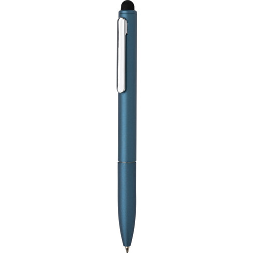 Kymi Stift Mit Stylus Aus RCS Recyceltem Aluminum , Königsblau, Recycelte Aluminiumlegierung, 12,90cm (Höhe), Bild 2