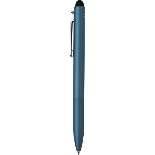 Kymi Stift Mit Stylus Aus RCS Recyceltem Aluminum , Königsblau, Recycelte Aluminiumlegierung, 12,90cm (Höhe), Bild 4