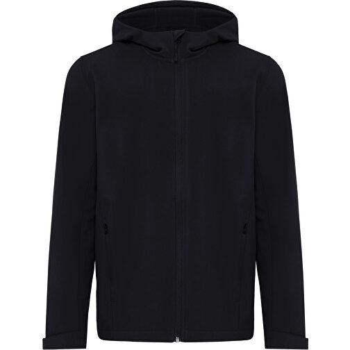 Iqoniq Makalu Herren Softshelljacke Aus Recyceltem Polyester , schwarz, 91% recyceltes Polyester, 7% recyceltes TPU, 2% Elastan, XXL, 77,00cm x 3,00cm (Länge x Höhe), Bild 1