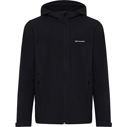 Iqoniq Makalu Herren Softshelljacke Aus Recyceltem Polyester , schwarz, 91% recyceltes Polyester, 7% recyceltes TPU, 2% Elastan, XL, 75,00cm x 3,00cm (Länge x Höhe), Bild 11