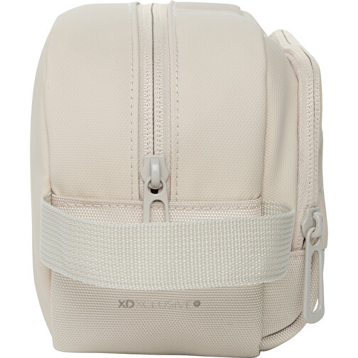 Armond AWARE™ RPET Kosmetiktasche , beige, PET - recycelt, 24,00cm x 13,50cm (Länge x Höhe), Bild 4