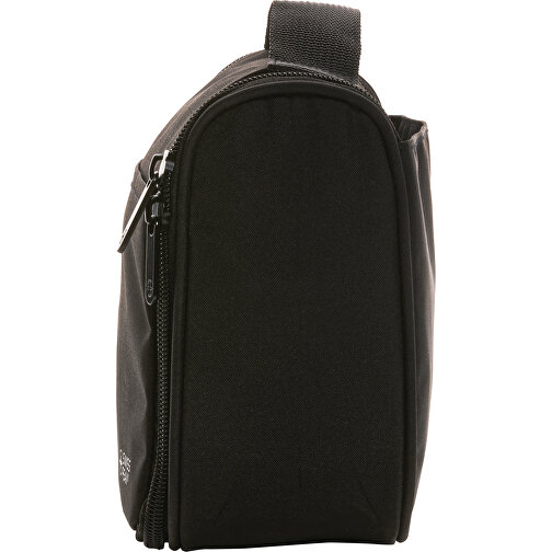 Swiss Peak Lohan AWARE™ Kosmetiktasche , schwarz, PET - recycelt, 20,00cm x 17,00cm (Länge x Höhe), Bild 3