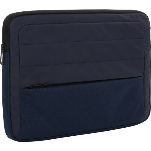 Armond AWARE™ RPET 15.6' Laptop-Sleeve , navy blau, PET - recycelt, 38,00cm x 26,00cm (Länge x Höhe), Bild 1