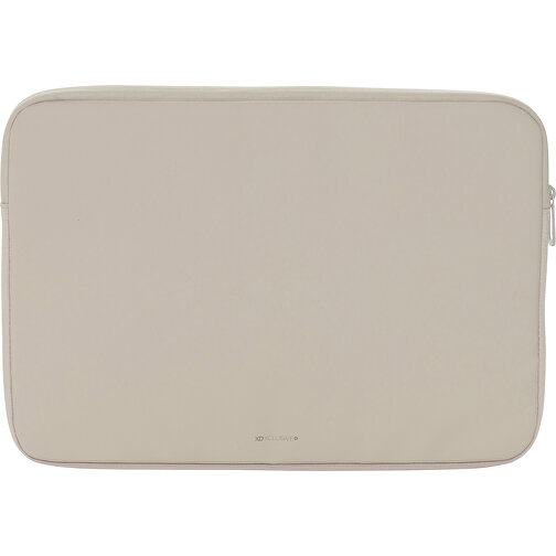 Armond AWARE™ RPET 15.6' Laptop-Sleeve , beige, PET - recycelt, 38,00cm x 26,00cm (Länge x Höhe), Bild 3