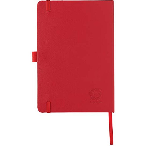 Sam A5 Notizbuch Aus RCS Zertifiziertem Lederfaserstoff , rot, Lederfaserstoff, 21,00cm x 1,10cm (Länge x Höhe), Bild 2