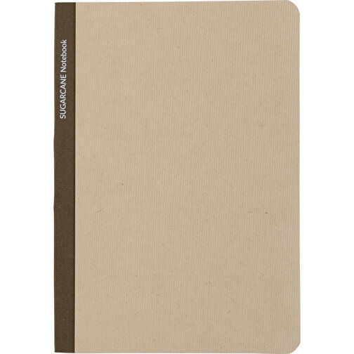 Stylo Bonsucro Zertifiziertes Zuckerrohrpapier Notizbuch A5 , braun, Bagasse-Papier, 20,00cm x 1,00cm (Länge x Höhe), Bild 4