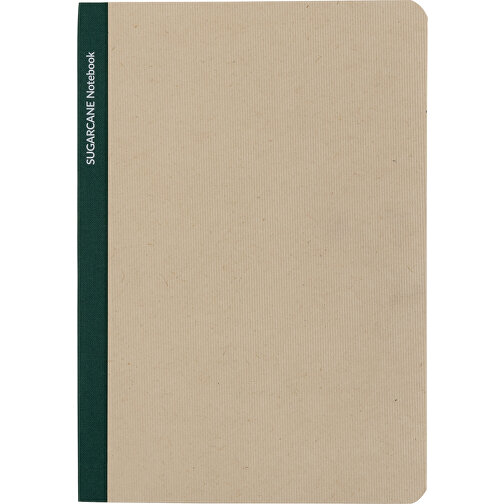 Stylo Bonsucro Zertifiziertes Zuckerrohrpapier Notizbuch A5 , grün, Bagasse-Papier, 20,00cm x 1,00cm (Länge x Höhe), Bild 4