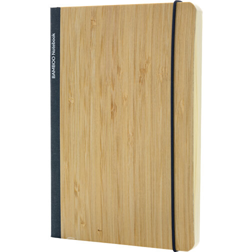 Scribe A5 Notibuch Aus FSC Bambus , blau, Bambus FSC® zertifiziert, 20,00cm x 1,60cm (Länge x Höhe), Bild 1