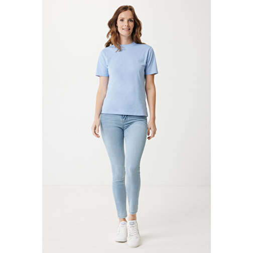 Iqoniq Sierra Lightweight T-Shirt Aus Recycelter Baumwolle , sky blue, 30% recycelte und 70% biologische Baumwolle, XS, 65,00cm x 1,00cm (Länge x Höhe), Bild 4