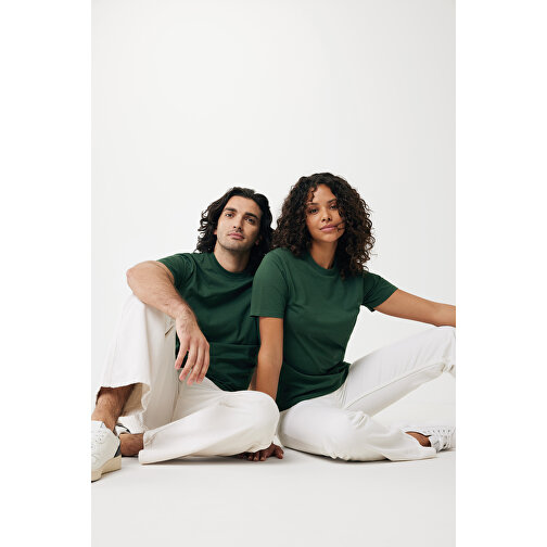 Iqoniq Sierra Lightweight T-Shirt Aus Recycelter Baumwolle , forest green, 30% recycelte und 70% biologische Baumwolle, XS, 65,00cm x 1,00cm (Länge x Höhe), Bild 5