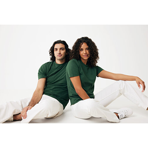 Iqoniq Sierra Lightweight T-Shirt Aus Recycelter Baumwolle , forest green, 30% recycelte und 70% biologische Baumwolle, S, 69,00cm x 1,00cm (Länge x Höhe), Bild 4