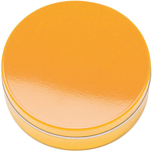 XS-Taschendose , orange-glänzend, 1,60cm (Höhe), Bild 1
