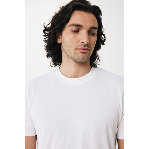 Iqoniq Sierra Lightweight T-Shirt Aus Recycelter Baumwolle , weiß, 30% recycelte und 70% biologische Baumwolle, M, 73,00cm x 1,00cm (Länge x Höhe), Bild 12