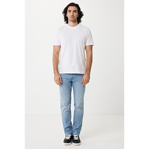 Iqoniq Sierra Lightweight T-Shirt Aus Recycelter Baumwolle , weiss, 30% recycelte und 70% biologische Baumwolle, 4XL, 83,00cm x 1,00cm (Länge x Höhe), Bild 9